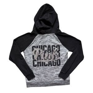 PINK Victoria's Secret Chicago Sequin 2015 Sporty Zip Up Hoodie Size Medium
